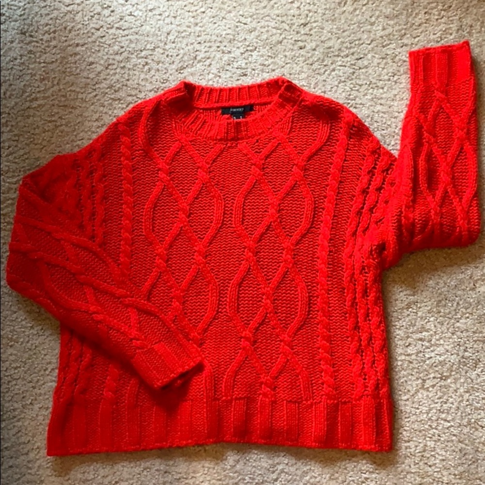 Forever 21 red sweater